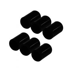 Proflow Silicone Vacuum Port Block Off 9/16in. x 6pc Black