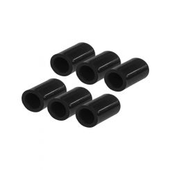 Proflow Silicone Vacuum Port Block Off 5/8in. x 6pc Black
