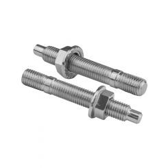 Proflow Turbocharger Studs, Hex Nuts, M10-1.25 x 70mm, Stainless