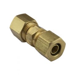 Proflow Fuel Line Connectors, Brass 3/8in. (10mm) To Fuel Line Con