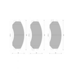 Bosch Brake Pad Front Set