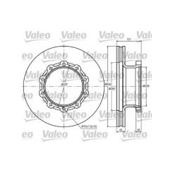 Valeo Disc Brake Rotor
