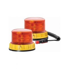 Hella Ultraray II LED Rotating Beacon 10-30V 2 Tier Amber LED