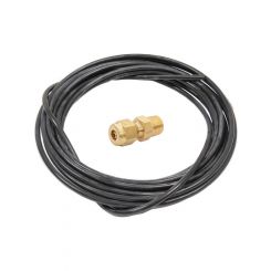 VDO Oil Line Kit 5M - 3/16" Pvc Tubing w/ 1/8"-27Npt Fitting For Press
