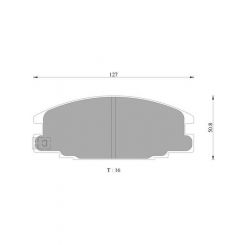 Bosch Brake Pad Front Set