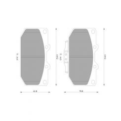 Bosch Brake Pad Front Set