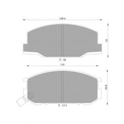 Bosch Brake Pad Front Set