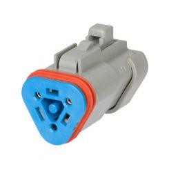 Deutsch Pck 1 Dt Ser 3 Way Socket J1939 Terminals Resistor & Blue