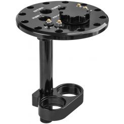 Proflow Dual Fuel Pump Carrier, Billet Aluminium, In tank, Black, M