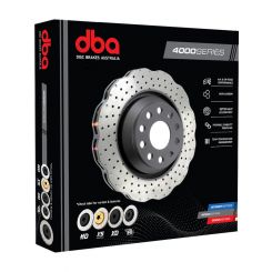 DBA 4000 Wave Black Disc Brake Rotor (Single) 312mm
