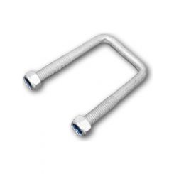 ARK U-Bolt Main Rail 60mm X 110mm Galvanised To Suit 50mm X 75mm Pack of 2