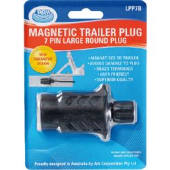ARK 7 Pin Large Round Trailer Socket Plastic Common Vic Tas Sa Nt Blister Pack