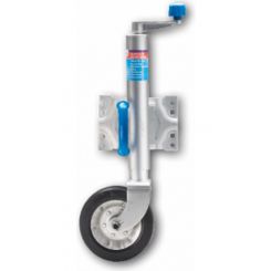 ARK 8" Jockey Wheel Heavy Duty Steel Rim with U-Bolt Swivel Bracket Solid