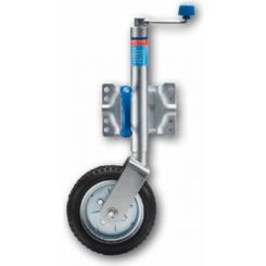 ARK 10" Standard Jockey Wheel Solid Rubber Wheel Steel Rim Swivel