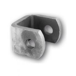 ARK Front Spring Hanger For 45mm Shackle Springs 9/16 Hole Black