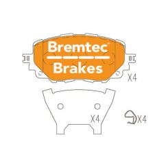 Bremtec Trade-Line Brake Pads Set