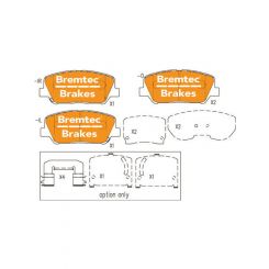 Bremtec Pro-Line Brake Pads Set