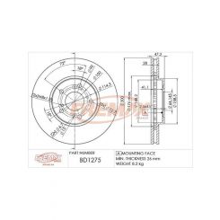 Fremax Brake Rotor (Pair) Front