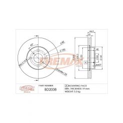 Fremax Brake Rotor (Pair) Front