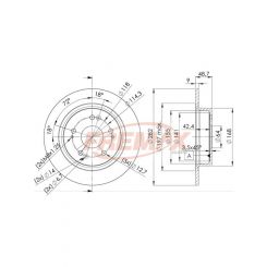 Fremax Brake Rotor (Pair) Rear