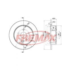 Fremax Brake Rotor (Pair) Rear