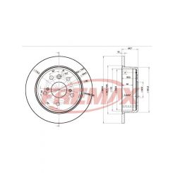 Fremax Brake Rotor (Pair) Rear