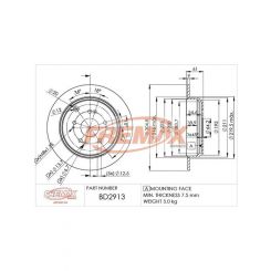 Fremax Brake Rotor (Pair) Rear