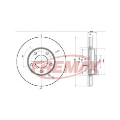 Fremax Brake Rotor (Pair) Front