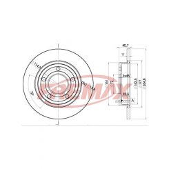 Fremax Brake Rotor (Pair) Rear