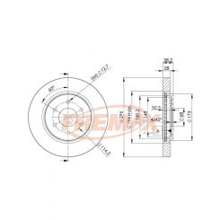 Fremax Brake Rotor (Pair) Front