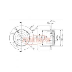Fremax Brake Rotor (Pair) Rear