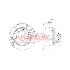 Fremax Brake Rotor (Pair) Rear