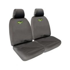 Hulk 4x4 HD Canvas Seat Covers Front For Mitsubishi Triton MQ 2015-On