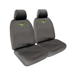 Hulk 4x4 HD Canvas Seat Covers Front For Toyota Hilux 2010-10/15