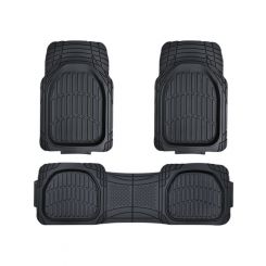 Hulk 4x4 Set 3 Universal Heavy Duty Tpe Deep Dish Mat Set Front & Back