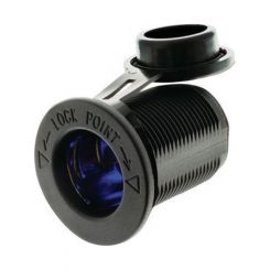 Hulk 4x4 Accessory Power Socket with Blue LED 12/24V 20A 12V