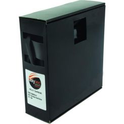 Jaylec Heat Shrink Tubing Black 7.0/3.5mm Spool Mate Box 10M