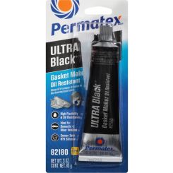 Permatex Sealant - Ultra Black - Silicone - 3.00 oz Tube - Each