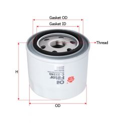 Sakura Oil Filter B7496 71779555 504091563 500038751