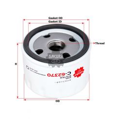 Sakura Oil Filter Lf3848 5712600