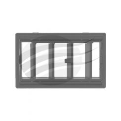 SPAL Automotive Louvre Rectangle SPAL Automotive 100mm X 62mm Jet Vent w/ Adj Air Vanes 2090