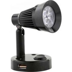 Autolamps LED Interior Reading Light 12V W/Usb, Rotate & Tilt