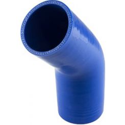 Turbosmart Silicone Hose Reducer Elbow 2.50"-2.75" 45 Degree Blue