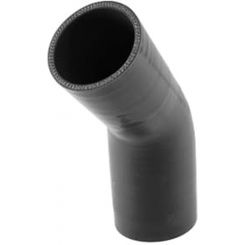 Turbosmart Silicone Hose Reducer Elbow 2.50"-3.00" 45 Degree Black