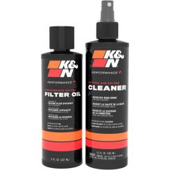 K&N Air Filter Recharger, Cleaner + Squeeze Oil Service Kit [Black]