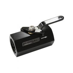 Aeroflow Shut Off Valve -10Orb Black