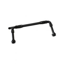 Aeroflow Carburettor Dual Inlet Rail -6An Black