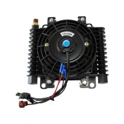 Aeroflow Competition Oil & Transmission Cooler -10 ORB w/ Fan & Switch