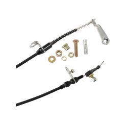 Aeroflow Kickdown Cable w/ Black Cover & Black Ends For Ford AOD