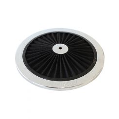 Aeroflow Full Flow Air Filter Top Plate 9" Diameter Black